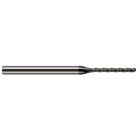 Harvey Tool Miniature End Mill - Ball - Long Flute, 0.0620" (1/16), Number of Flutes: 3 36062-C4